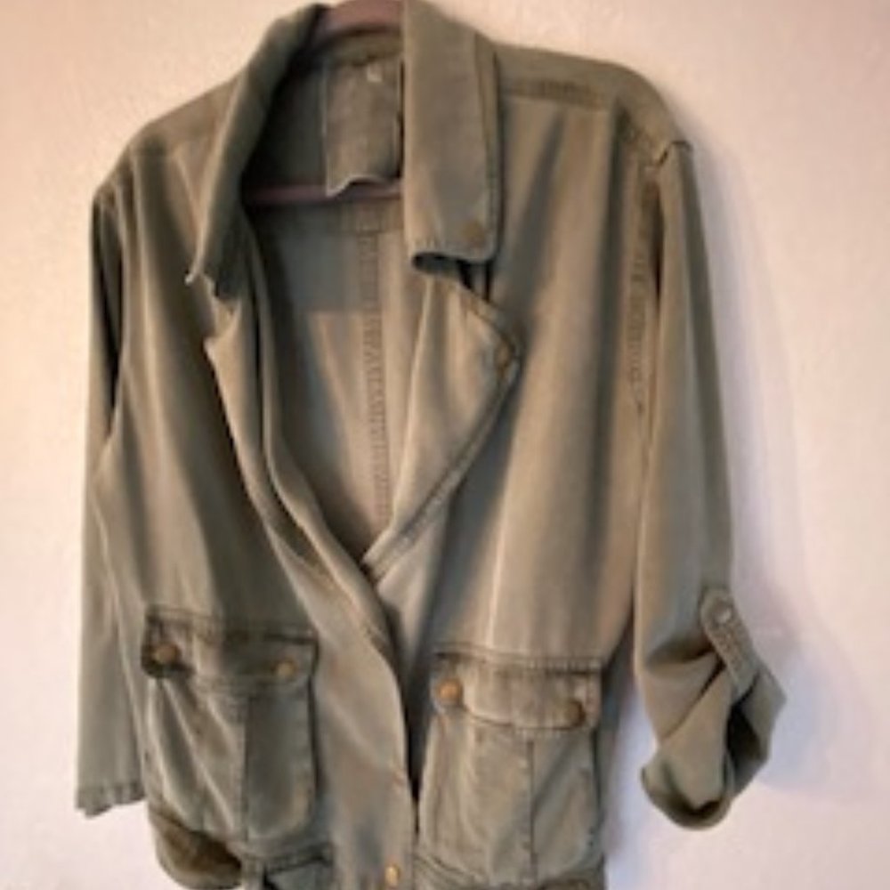 Young Fabulous & Broke Army Green Jacket Size S